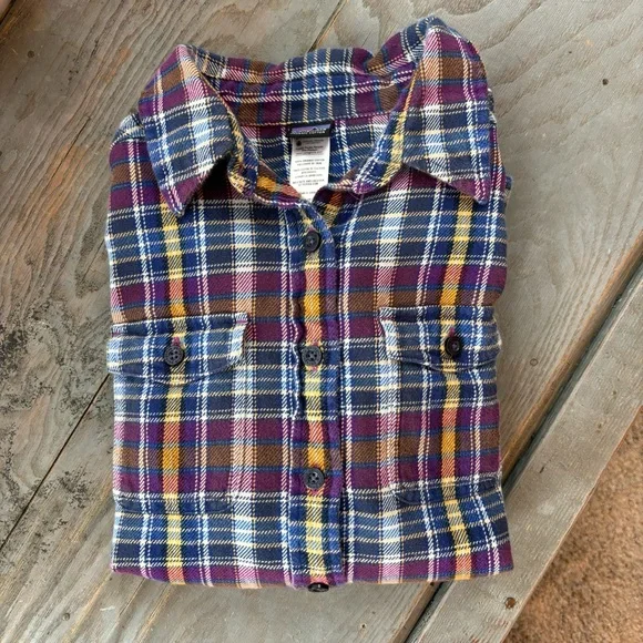 Patagonia | Tops | Patagonia Organic Cotton Flannel Shirt Size